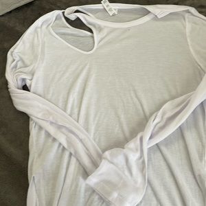 ALO shoulder slit long sleeve